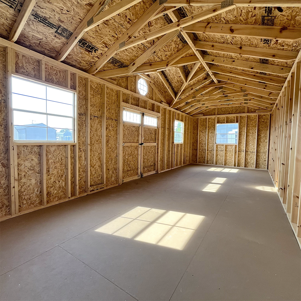 12 x 28 Utility Shed + Dormer