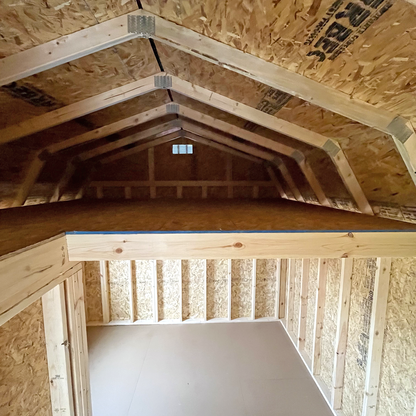 12 x 28 Lofted Barn Center Porch