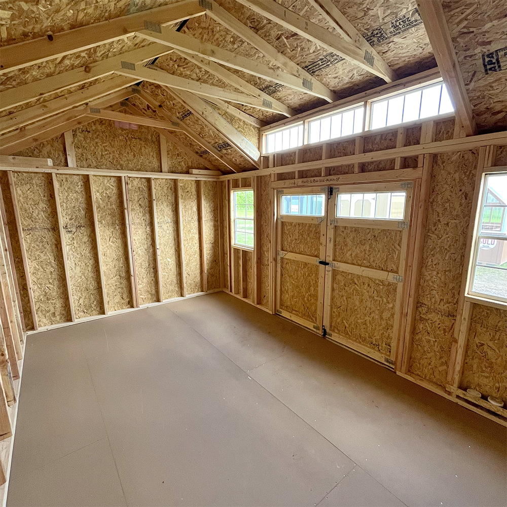 10 x 16 Utility Shed Dormer