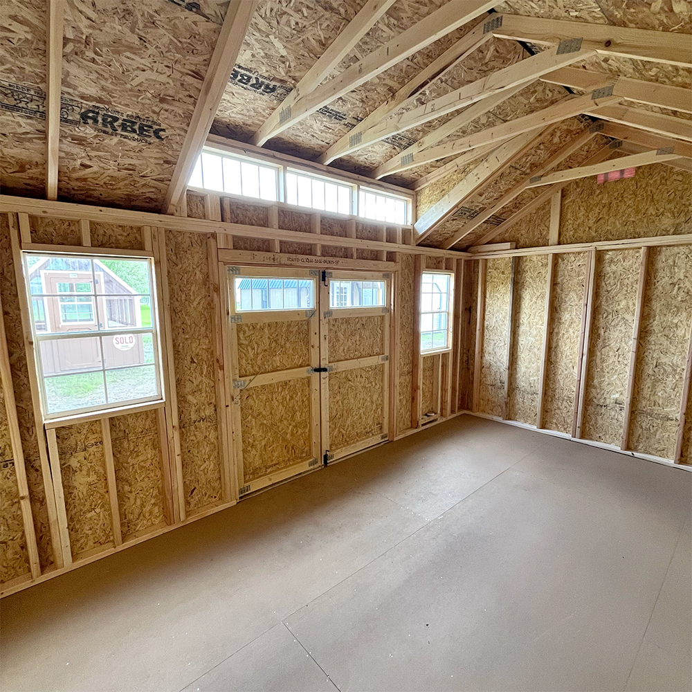 10 x 16 Utility Shed Dormer