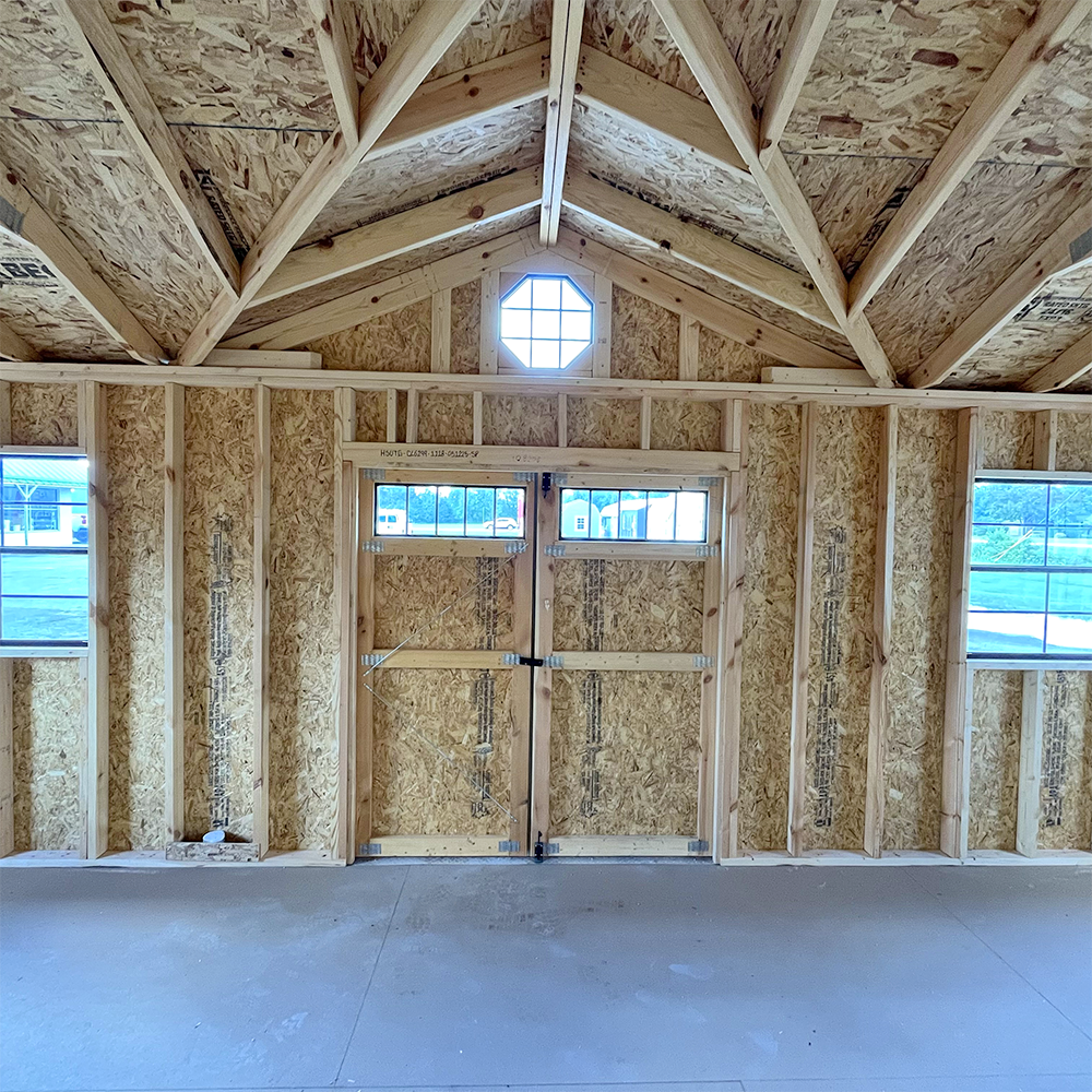 12 x 28 Utility Shed + Dormer