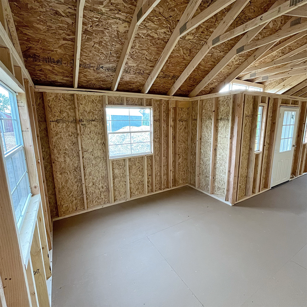12 x 32 Center Porch + Dormer