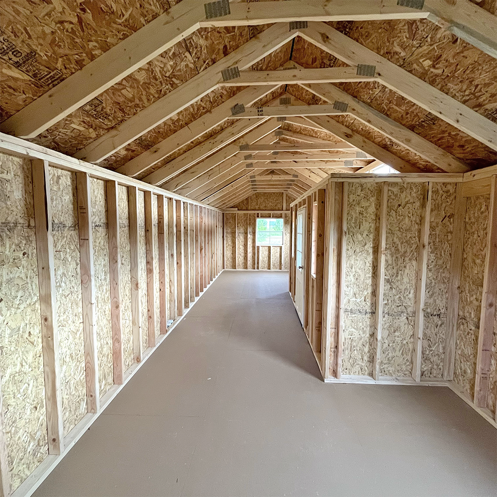 12 x 32 Center Porch + Dormer