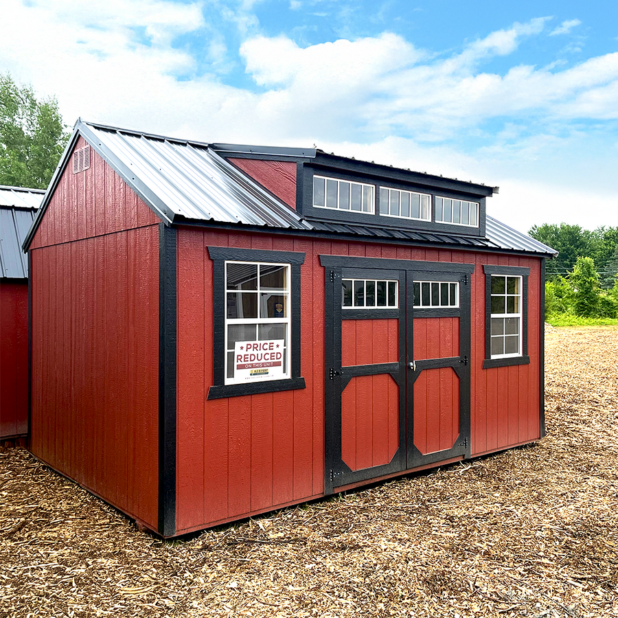 10 x 16 Utility Shed Dormer