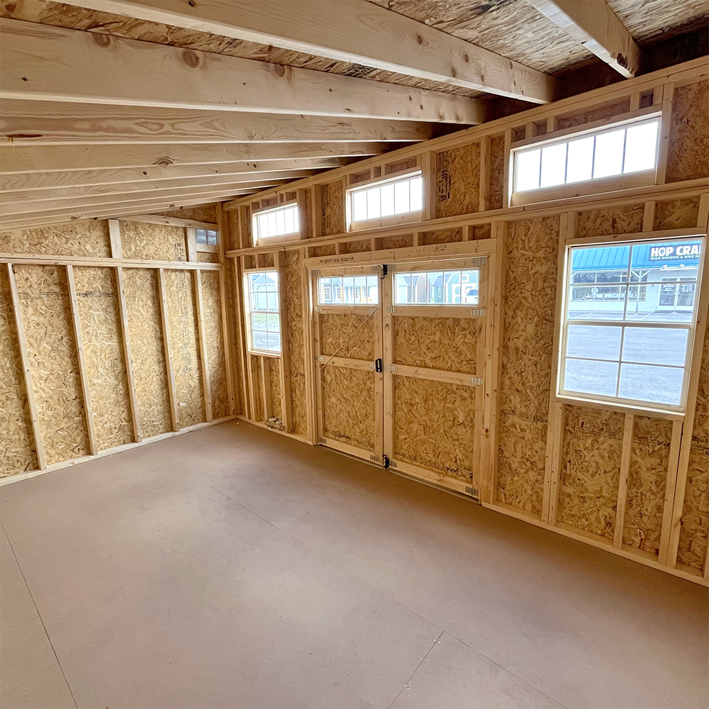 10 x 16 Single Slope Shed