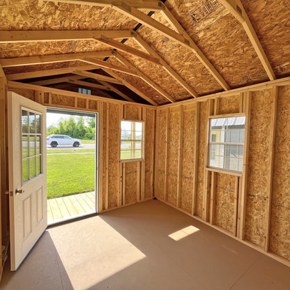 10 x 16 Utility Shed Playhouse Package