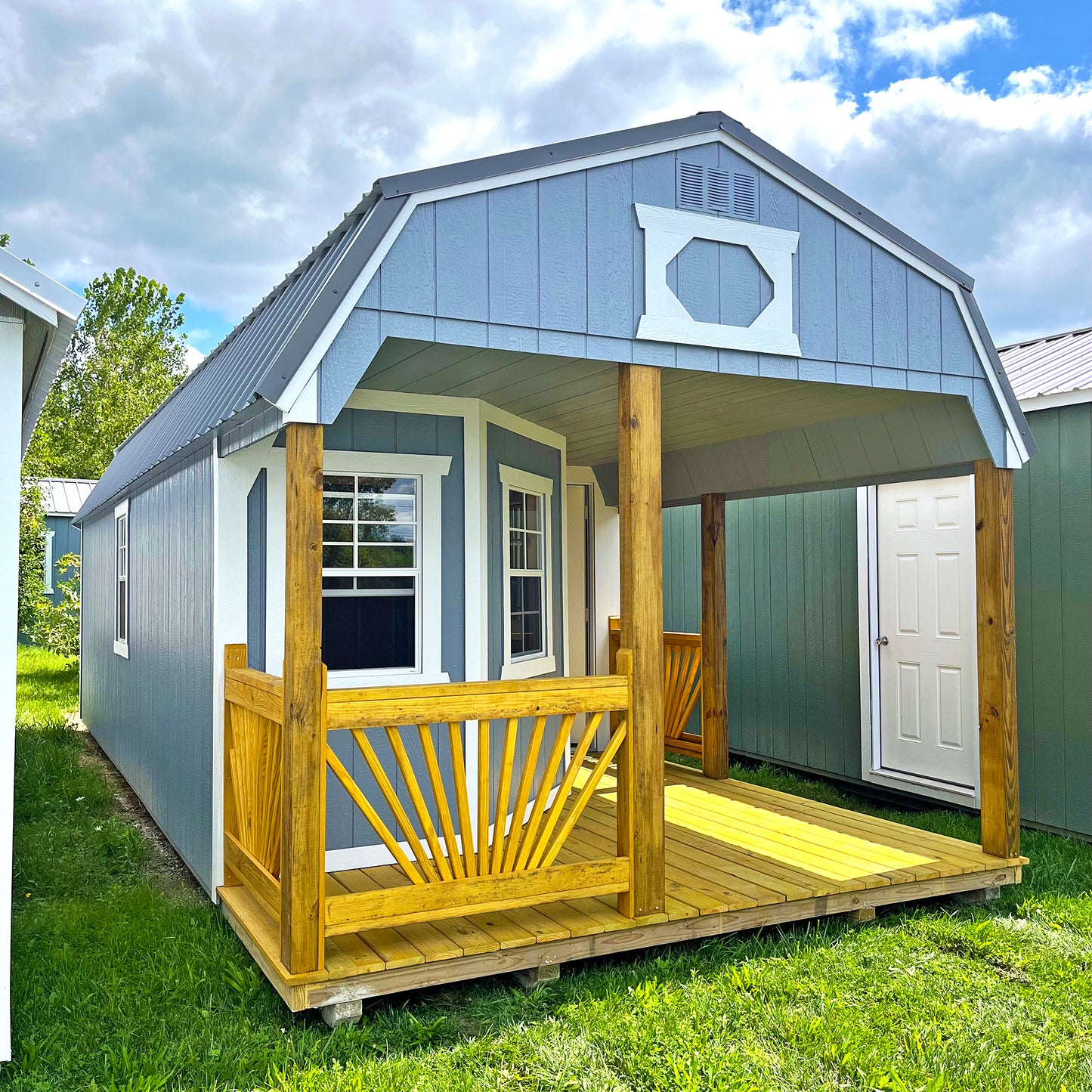 12 x 28 Lofted Barn Deluxe Playhouse