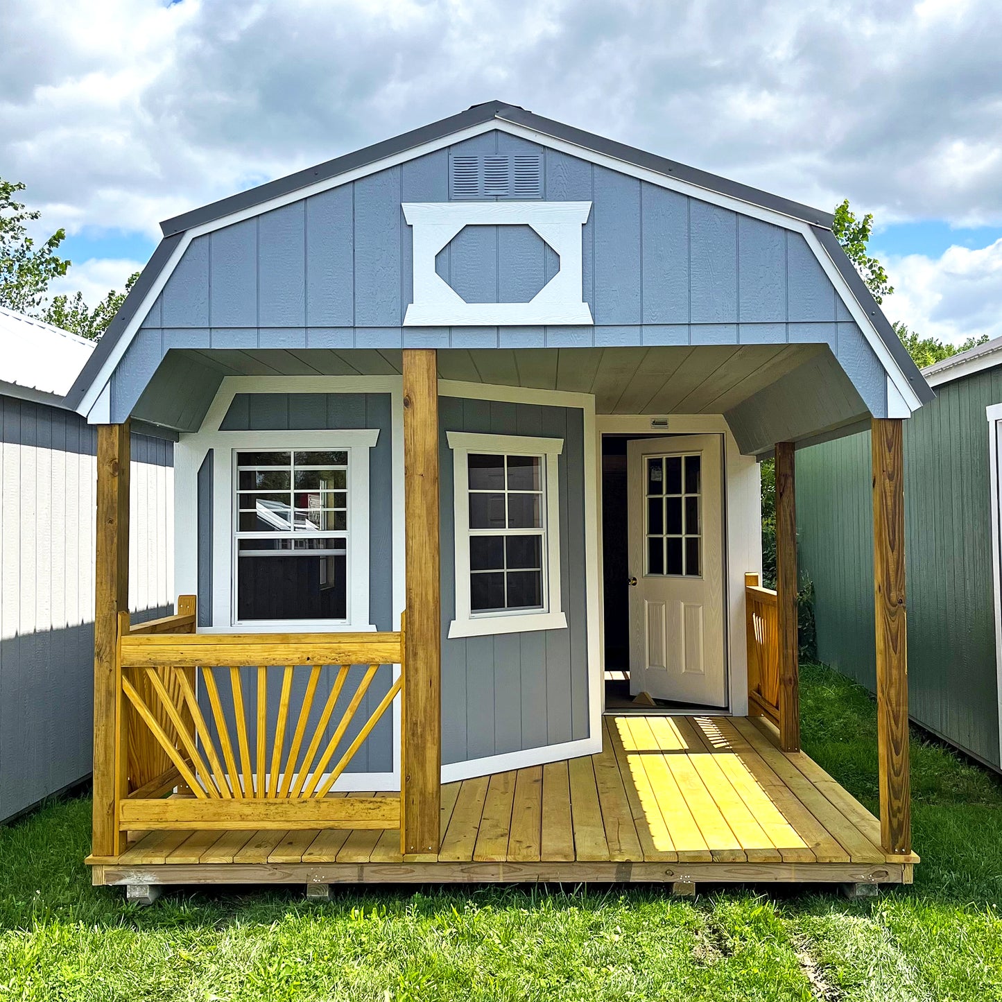 12 x 28 Lofted Barn Deluxe Playhouse