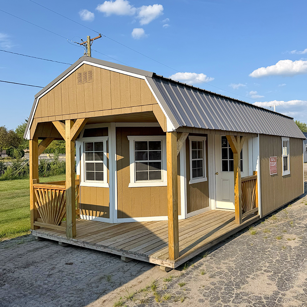 12 x 28 Lofted Barn Deluxe Playhouse