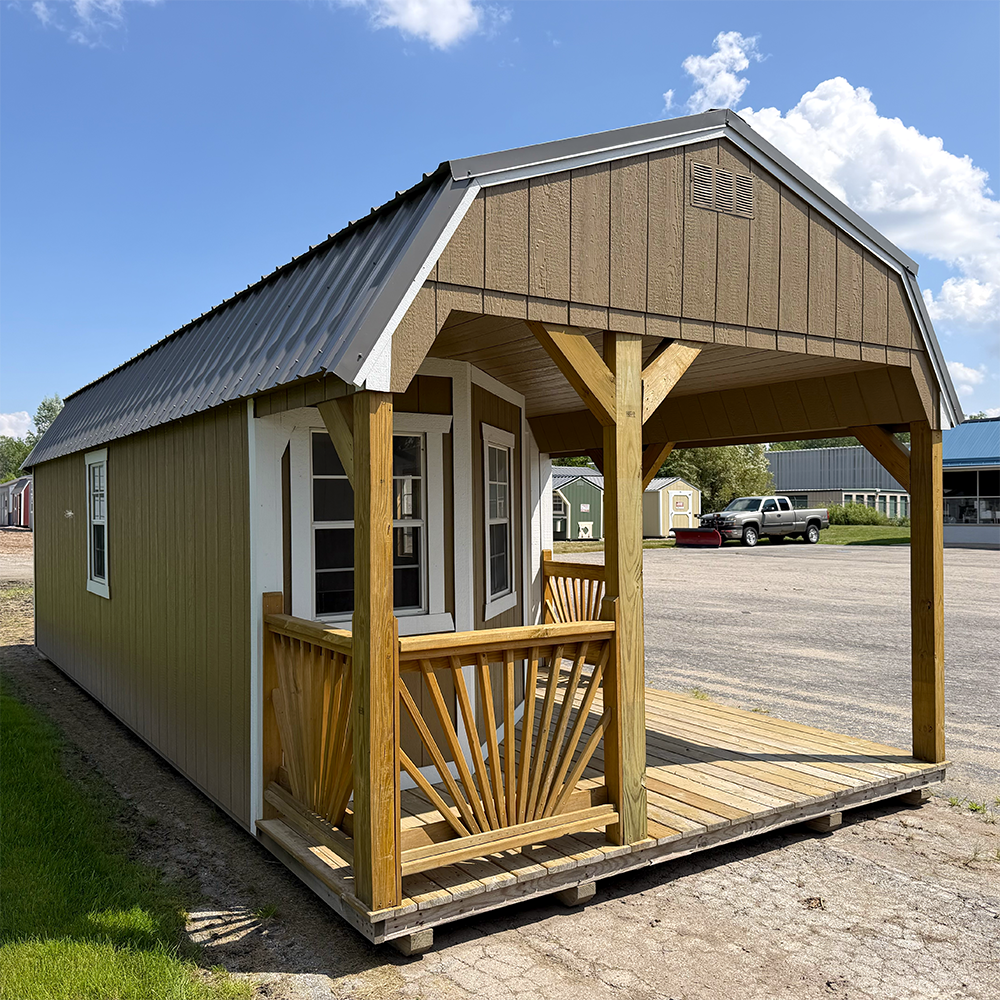 12 x 28 Lofted Barn Deluxe Playhouse