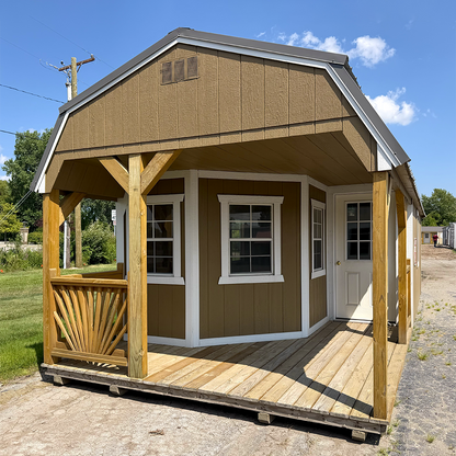 12 x 28 Lofted Barn Deluxe Playhouse
