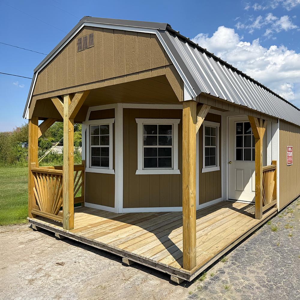 12 x 28 Lofted Barn Deluxe Playhouse