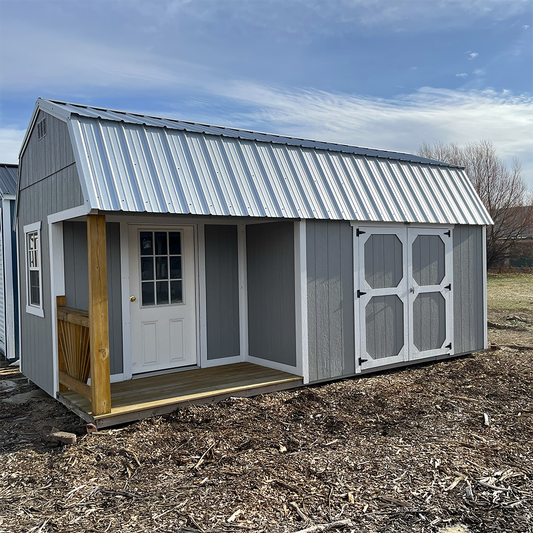 10 x 20 Lofted Barn Side Porch