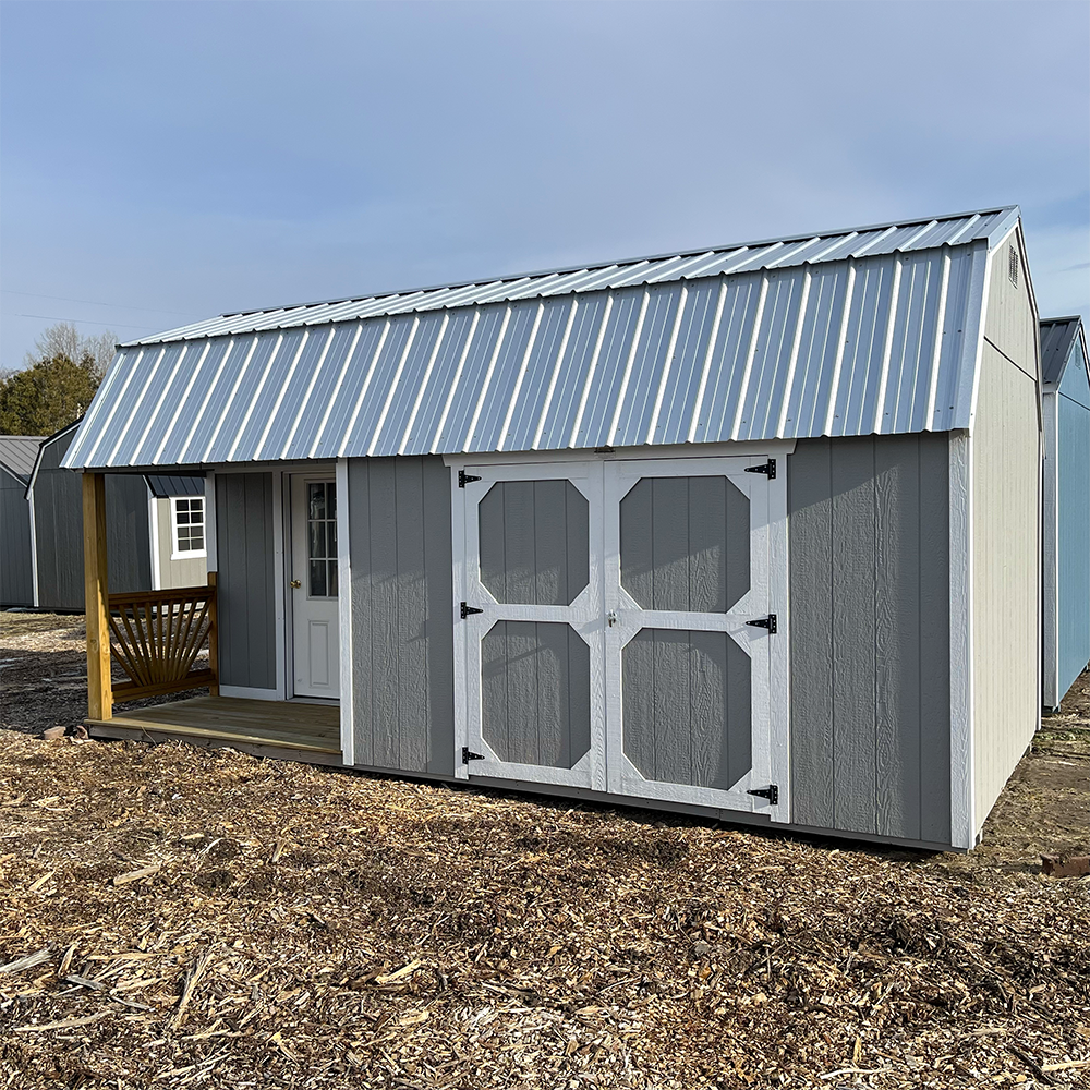 10 x 20 Lofted Barn Side Porch