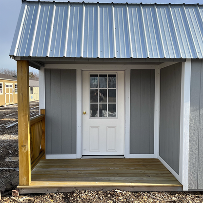 10 x 20 Lofted Barn Side Porch