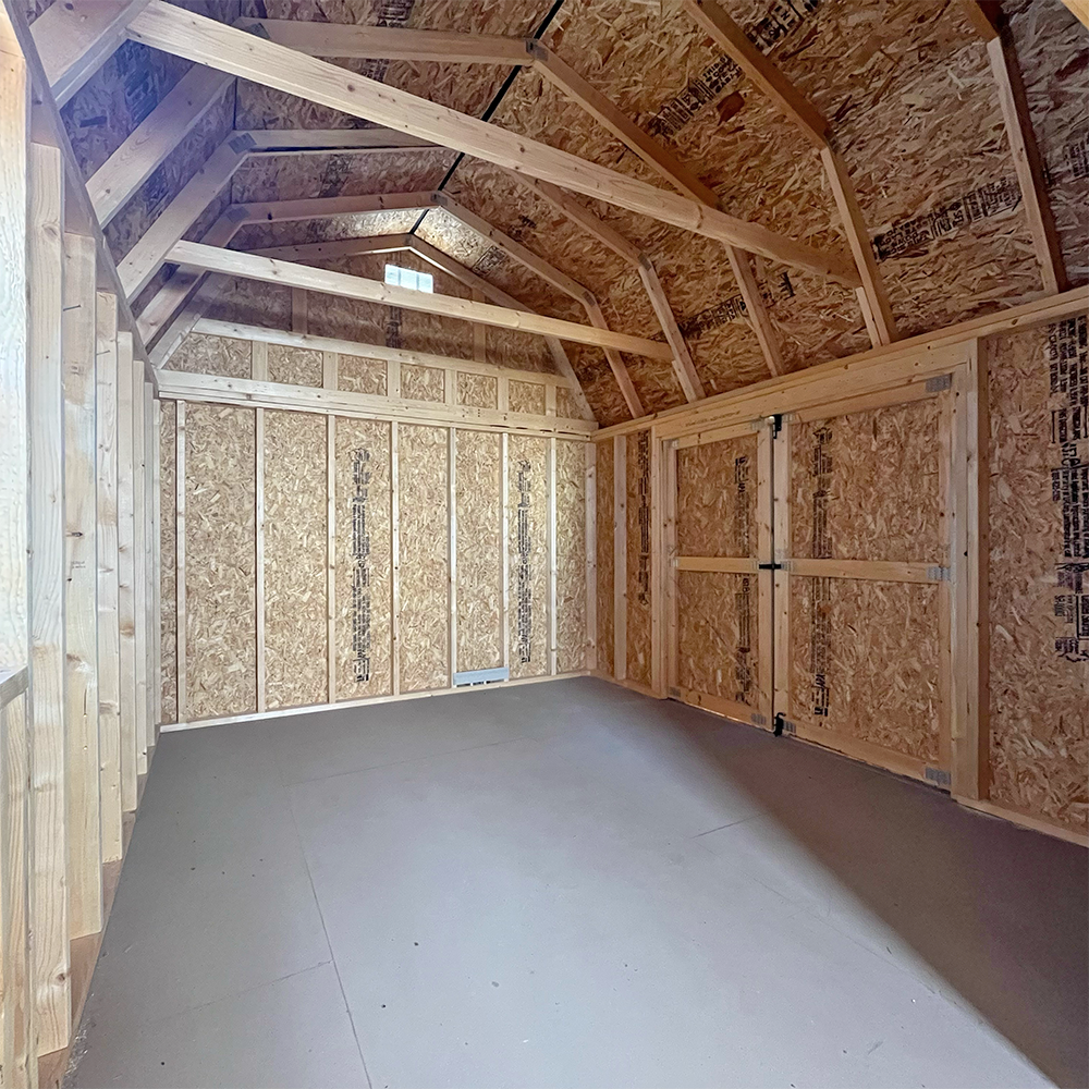 10 x 20 Lofted Barn Side Porch