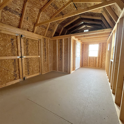 10 x 20 Lofted Barn Side Porch