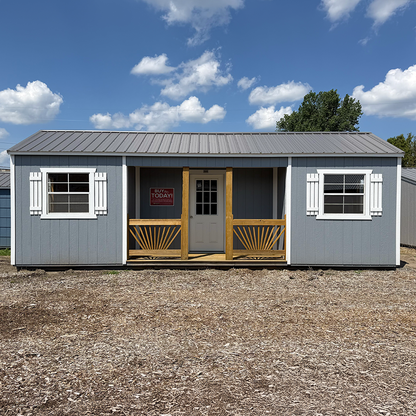 12 x 28 Utility Center Porch