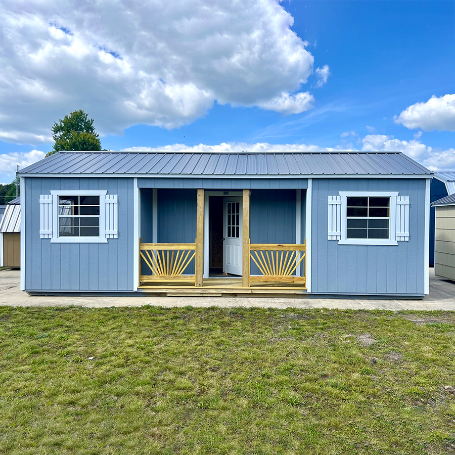 12 x 28 Utility Center Porch