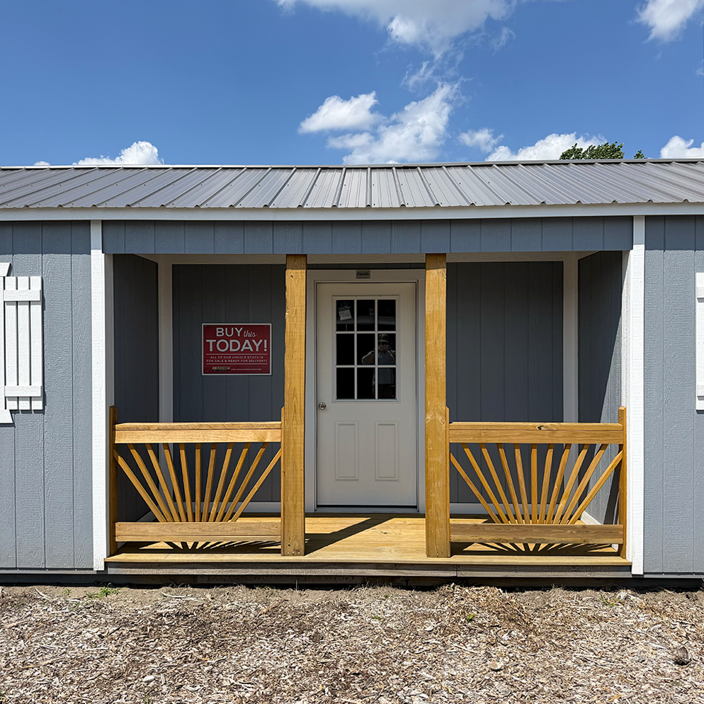 12 x 28 Utility Center Porch