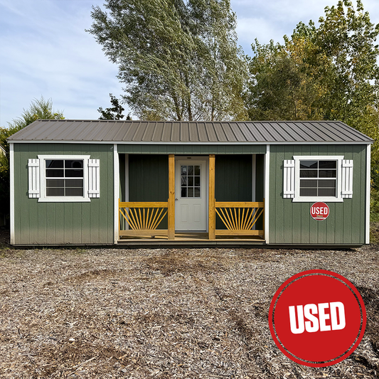 USED 12 x 28 Center Porch