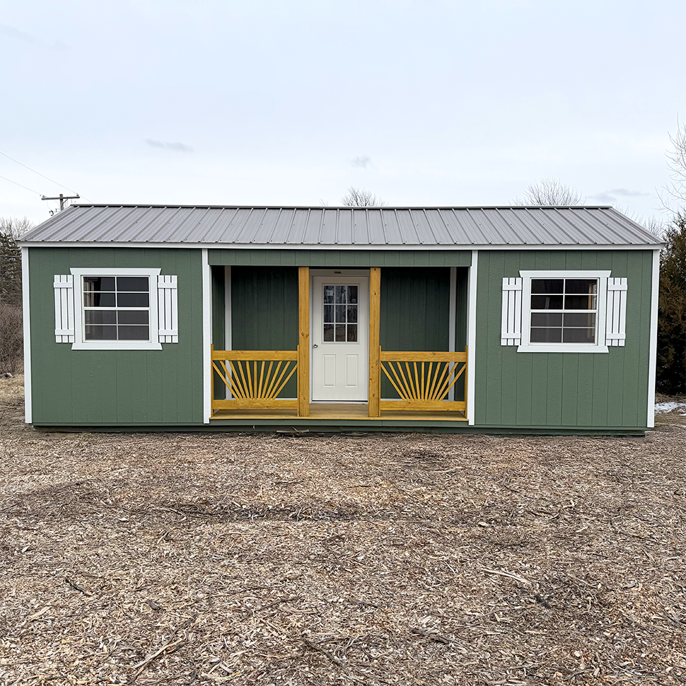 12 x 28 Center Porch