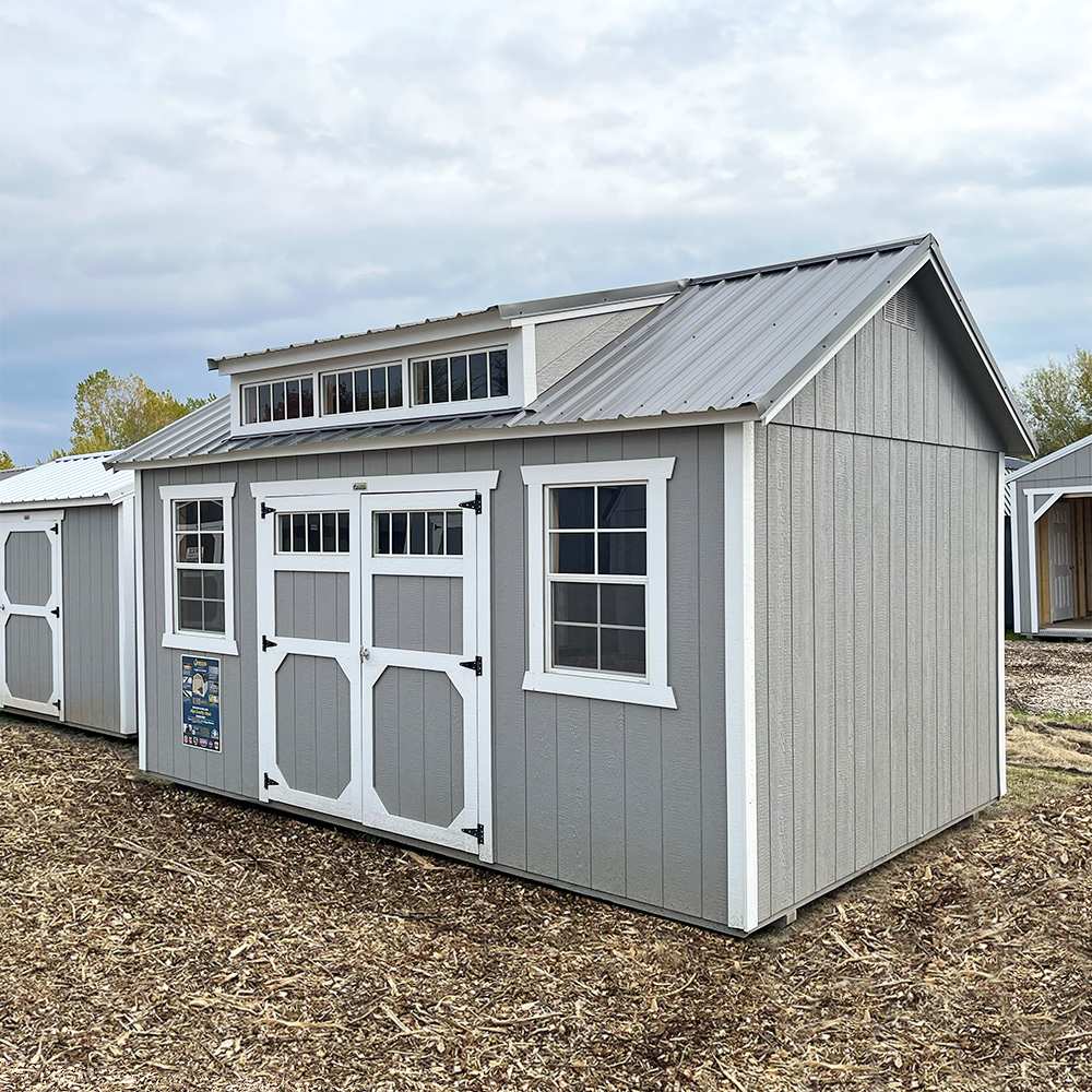 10 x 16 Utility Shed Dormer