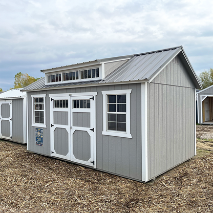 10 x 16 Utility Shed Dormer