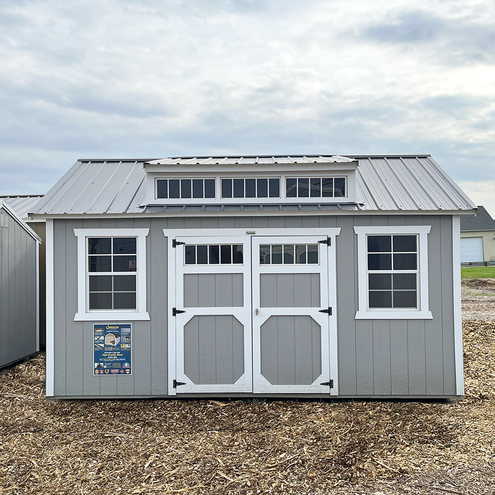10 x 16 Utility Shed Dormer