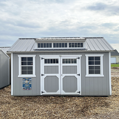 10 x 16 Utility Shed Dormer