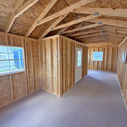 12 x 28 Utility Center Porch