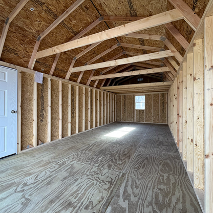 12 x 28 Lofted Garage