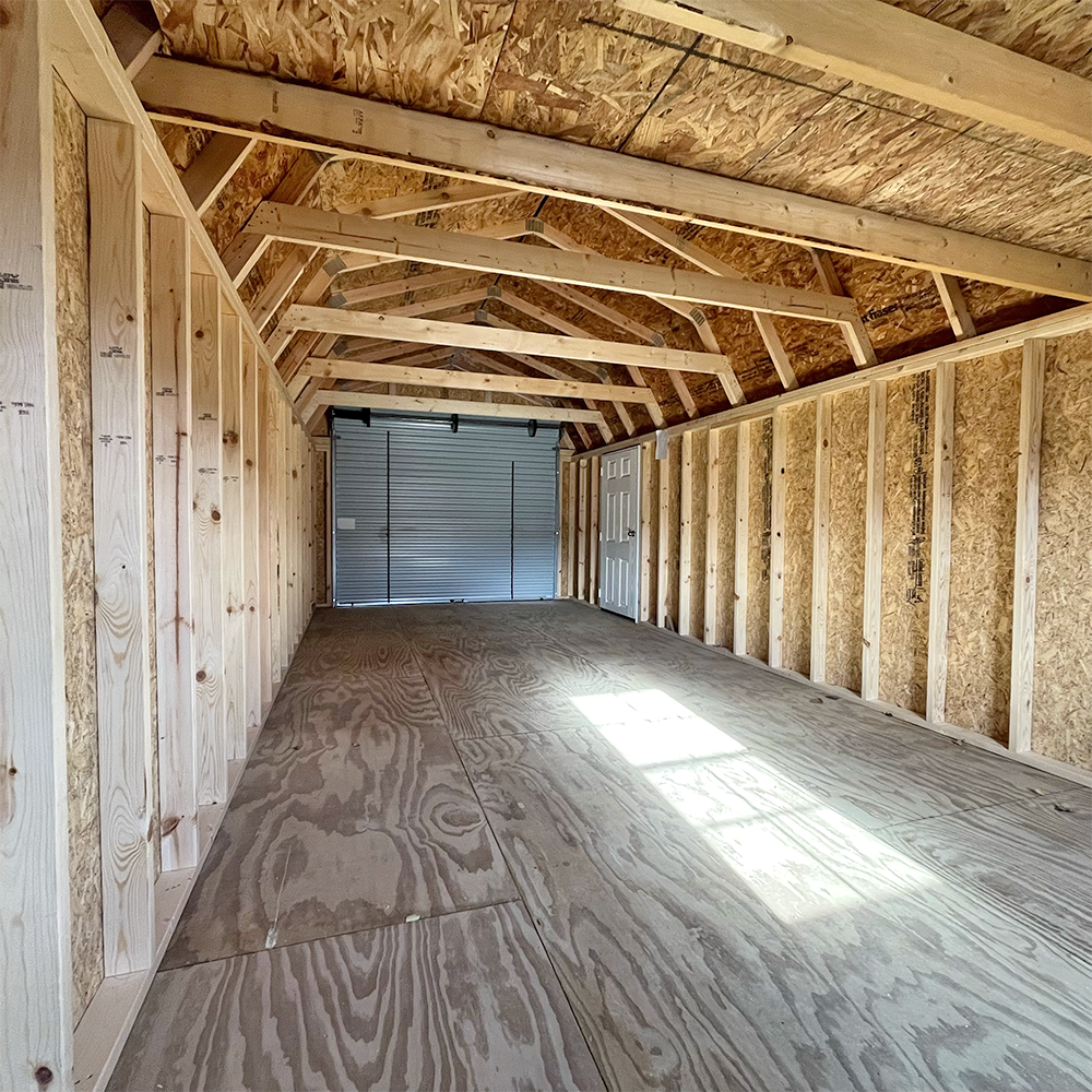 12 x 28 Lofted Garage