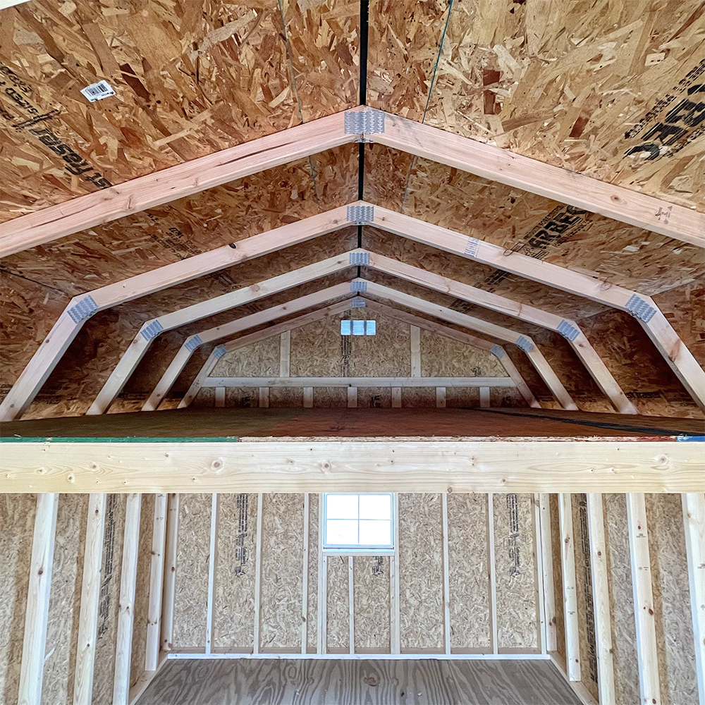 12 x 28 Lofted Garage