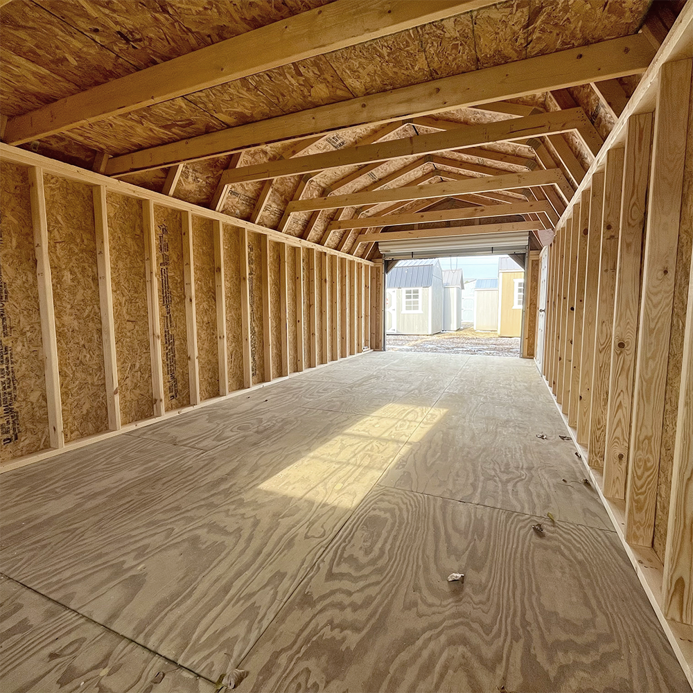 12 x 28 Lofted Garage