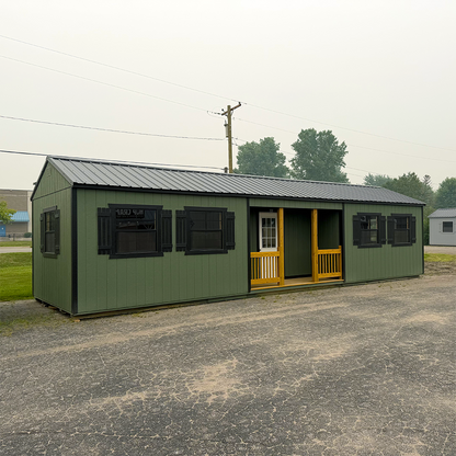 12 x 40 Utility Center Porch