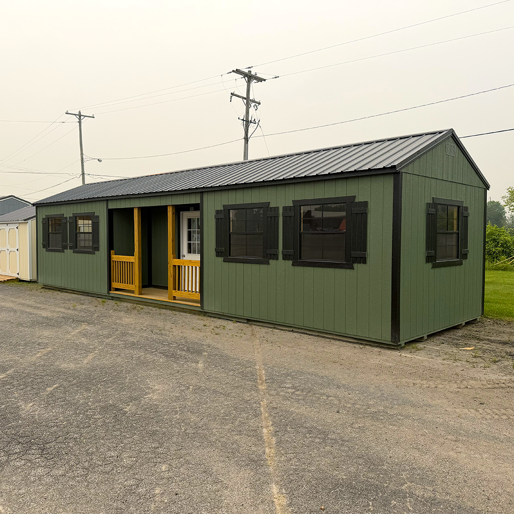 12 x 40 Utility Center Porch