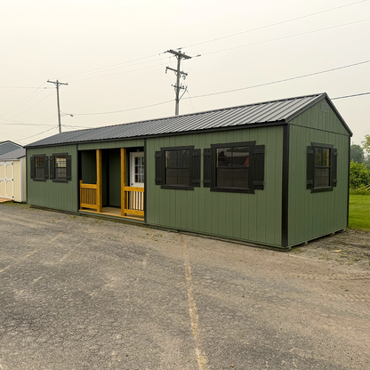 12 x 40 Utility Center Porch