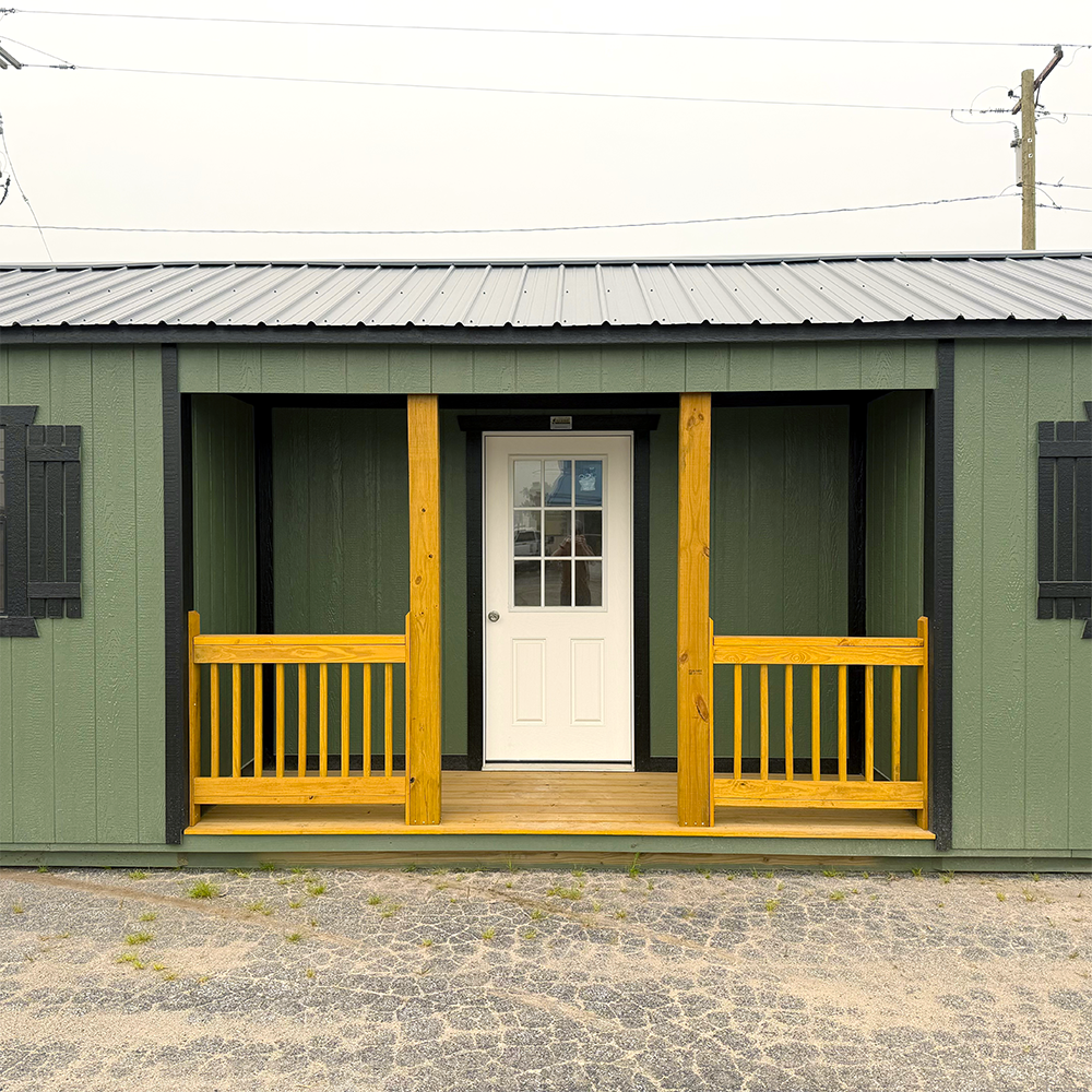 12 x 40 Utility Center Porch