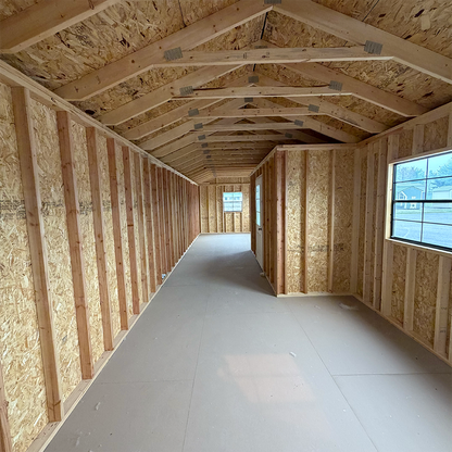 12 x 40 Utility Center Porch