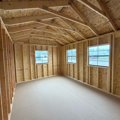 12 x 40 Utility Center Porch