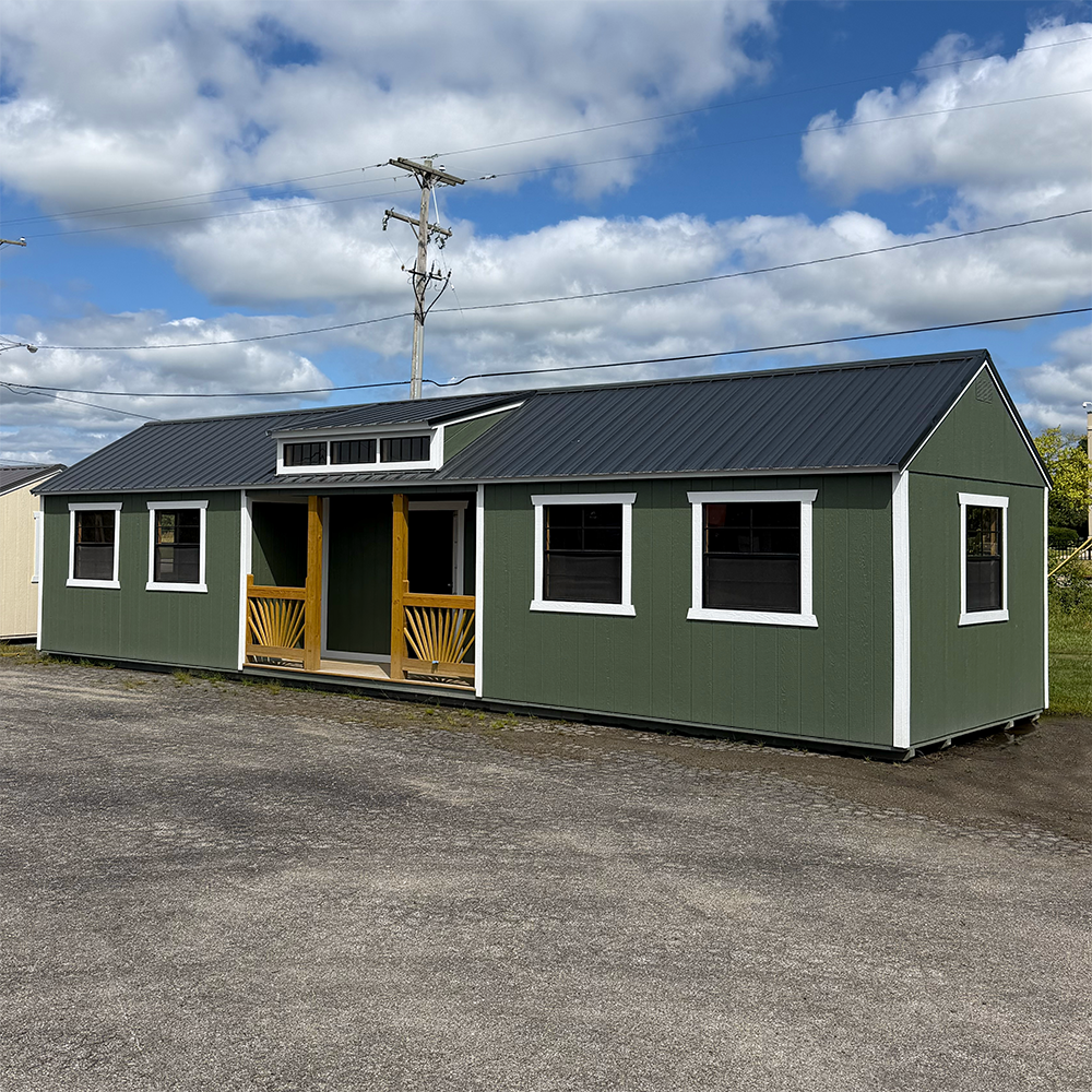 12 x 40 Utility Center Porch