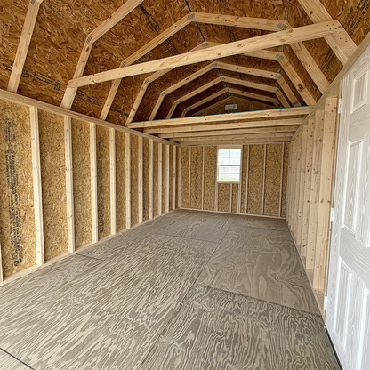 10 x 20 Lofted Garage