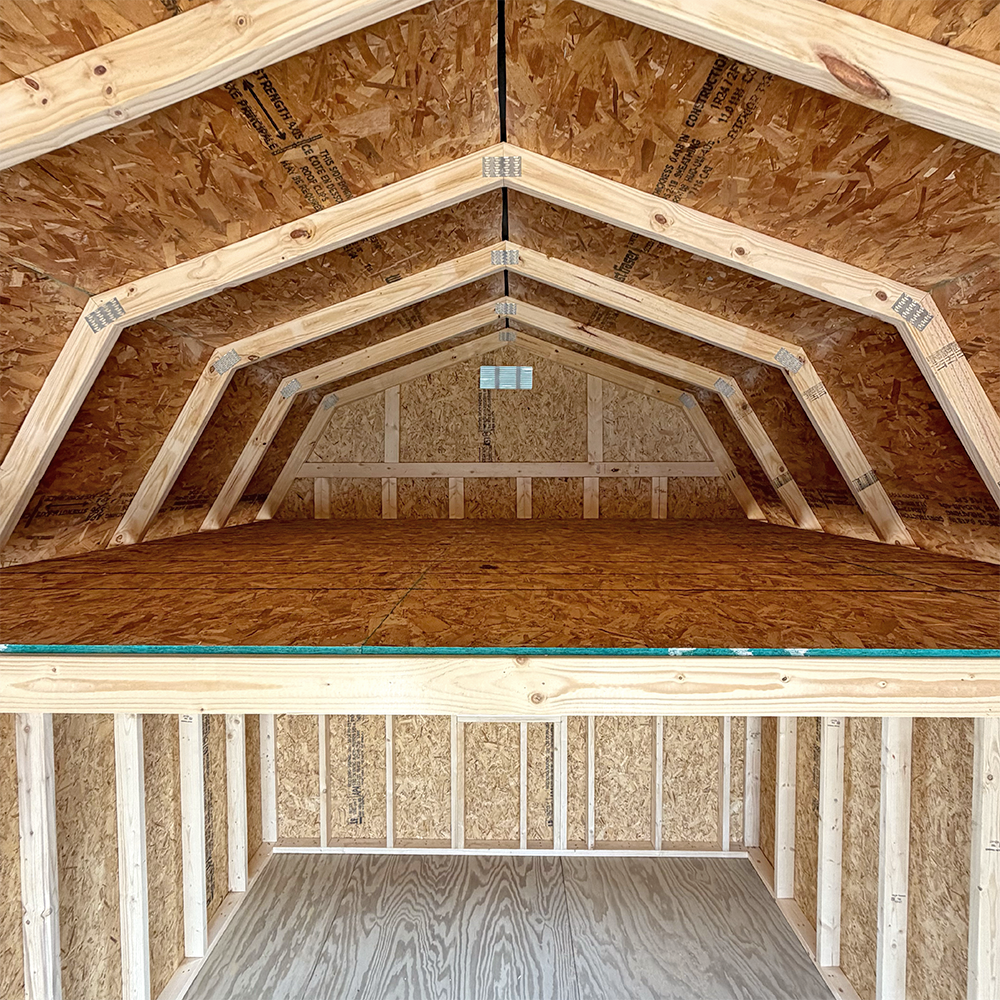 10 x 20 Lofted Garage