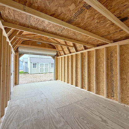 10 x 20 Lofted Garage