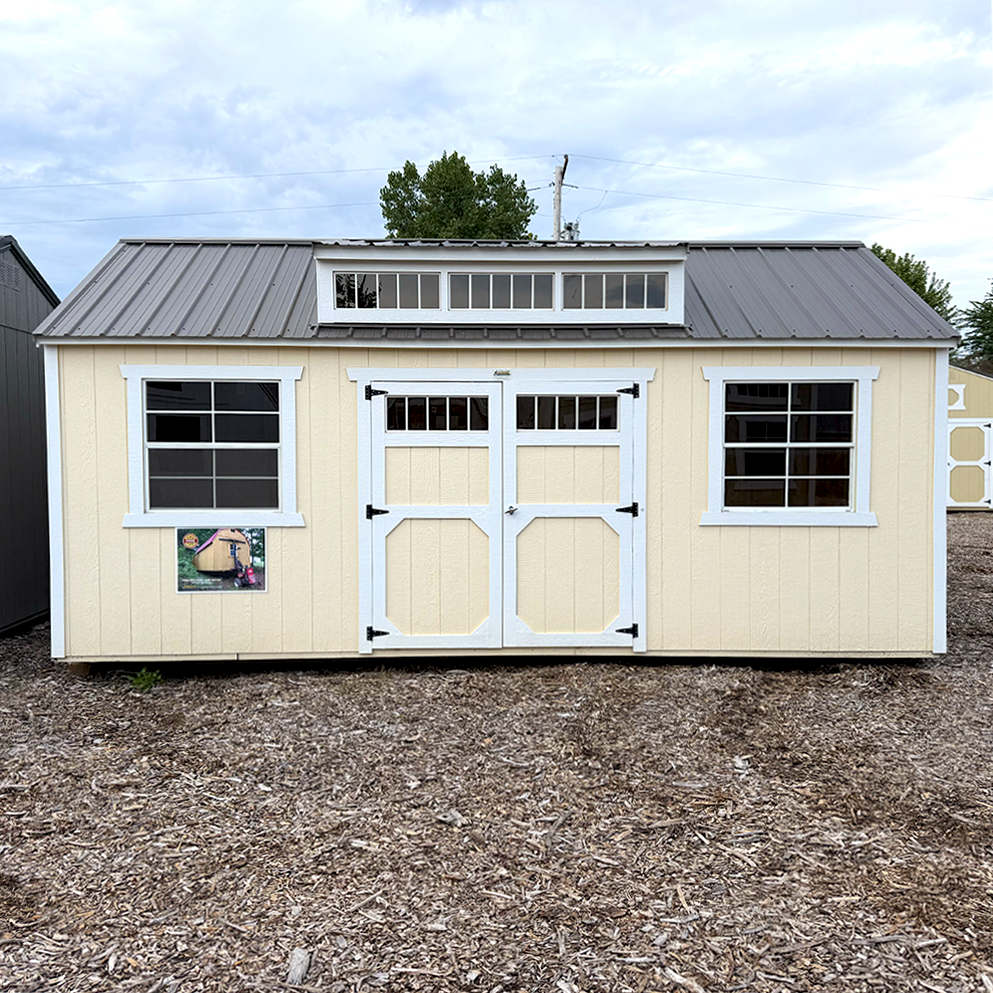10 x 20 Utility Shed Dormer