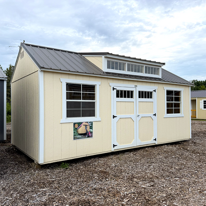 10 x 20 Utility Shed Dormer