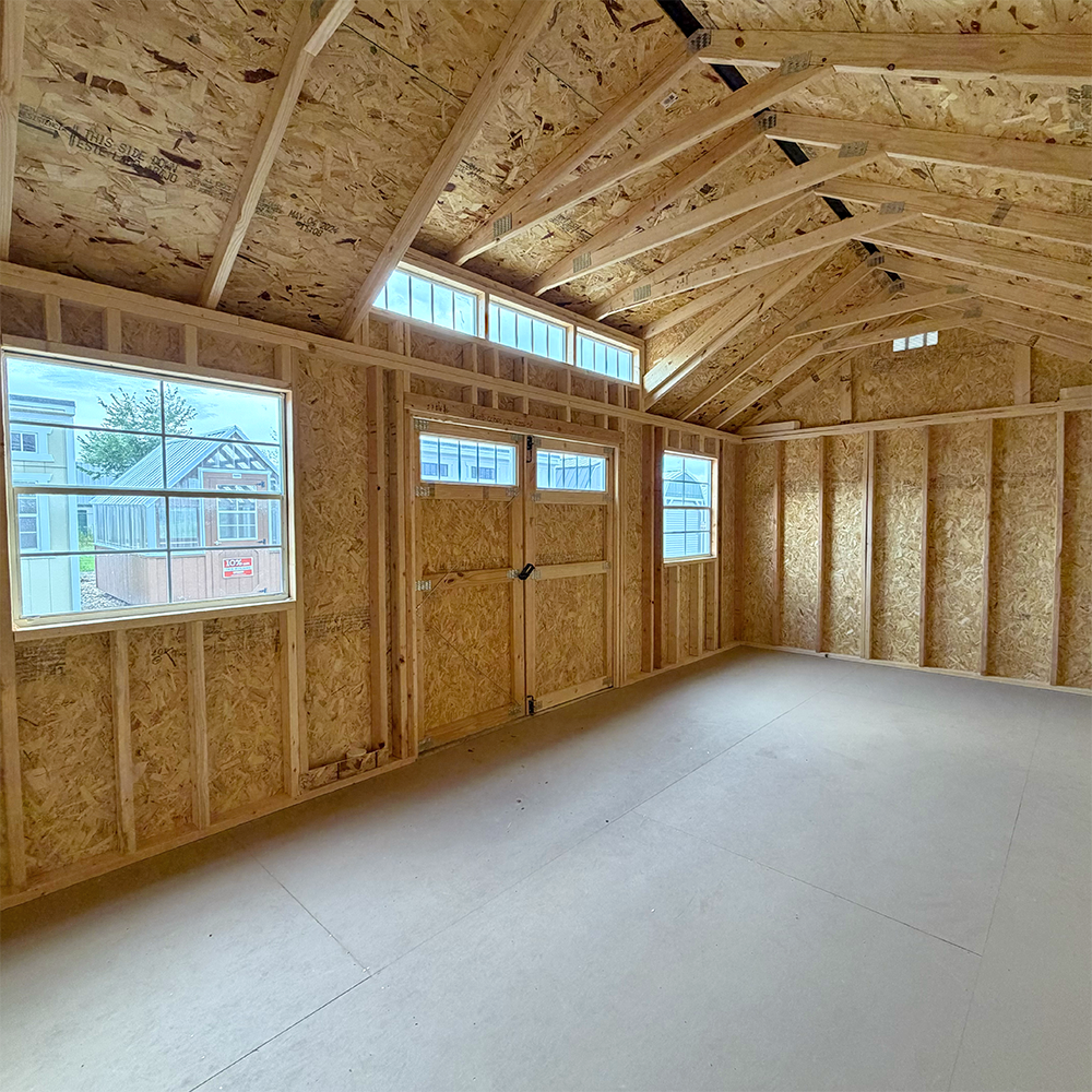 10 x 20 Utility Shed Dormer