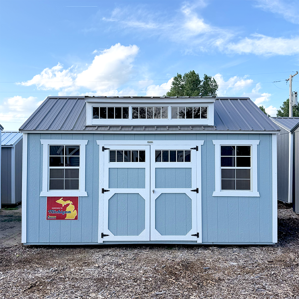 10 x 16 Utility Shed Dormer