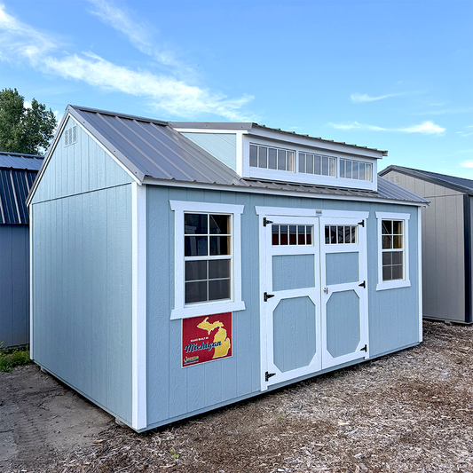 10 x 16 Utility Shed Dormer
